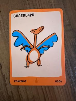Pokemon parody card Pokenots Dysfunctional passholder Chardlard - Image 1