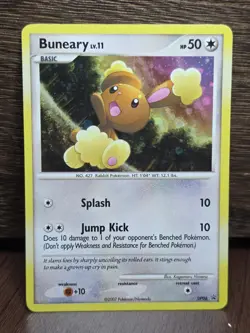 Pokemon TCG Buneary DP06 Diamond and Pearl Holo Promo Card EN-LP 2007 - Image 1