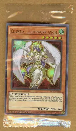 Yu-Gi-Oh! Celestia, Lightsworn Angel LART-EN036 Promo Card Sealed - Image 1