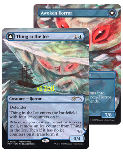 MTG Foil Game Day Promos PR23 Thing in the Ice MINT - Image 1