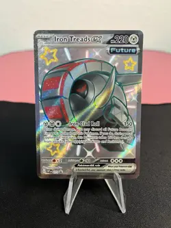 Iron Treads ex #073 Pokemon Scarlet & Violet Black Star Promo Card Full Art Holo - Image 1