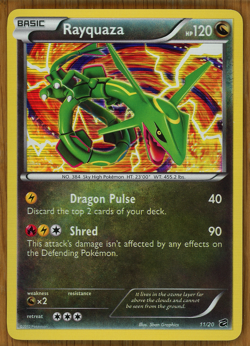 Rayquaza 11/20 ~ Holo ~ Dragon Vault ~ Near Mint!! - Image 1