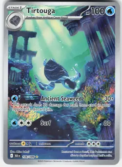 Pokemon Tirtouga 106/086 Holo Illustration Rare Black Bolt Pokemon Holo NM A - Image 1