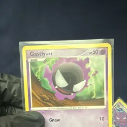 Pokemon TCG Arceus 2009 Gastly 64/99 Haunter 42/99 Sleeved Lot (2) - Image 2