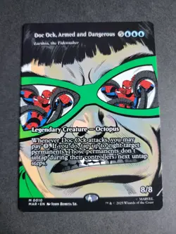 Doc Ock, Armed and Dangerous (Borderless) Mythic MTG Spider-Man Eternal - Image 1