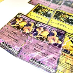 Pokemon Promo & 151 Cosmos Holo Mixed Of 17 Card Alakazam Zapdos Charmander - Image 3