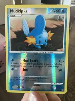 Pokemon TCG Mudkip 116/147 Supreme Victors 2009 Reverse Holo Rare NM - Image 1