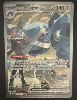 Pokemon TCG Ascended Heroes Steven's Metagross EX 289/217 SIR ENG - Image 1