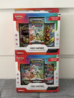 Pokemon TCG First Partner Illustration Collection Series 2 Boxes x2 ✅✨ - Image 1