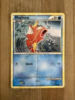 Pokemon TCG Magikarp Call of Legends 61/95 Regular Common DAMAGED - Image 1