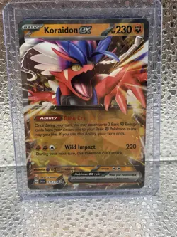 Koraidon ex 125/198 Double Rare Scarlet & Violet Pokemon Near Mint - Image 1