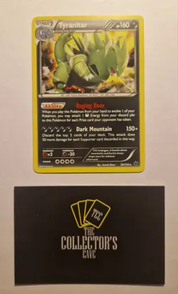 Pokemon TCG Tyranitar Holo Rare 56/124, Fates Collide - Image 1