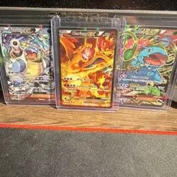 Pokemon TCG Evolutions promo Blastoise EX Charizard EX Venusaur EX Holo Lot (3) - Image 1