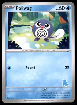 Poliwag Unconfirmed My First Battle Pokemon NM - Image 1