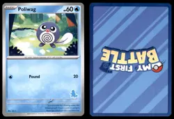 Poliwag Unconfirmed My First Battle Pokemon NM - Image 3