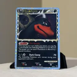 Houndoom PRIME 82/90 Undaunted Ultra Rare Holo English 2010 110 HP TCG - Image 1
