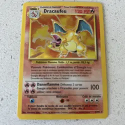 Dracaufeu Charizard 4/102 Base Set French Holo Rare 120 HP Pokemon Card - Image 4