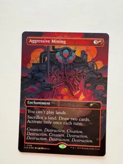 Magic the Gathering Secret lair: Alien Auroras GALAXY FOIL - Image 3