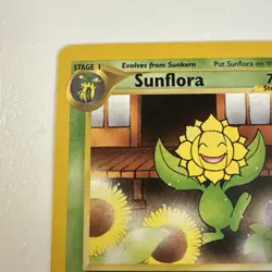 Sunflora - 50/111 Regular Uncommon English Neo Genesis Pokemon Card NM - Image 3