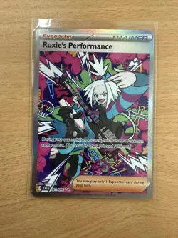 Roxie's Performance SIR 121/086 Chaos Rising (CRI) Pokemon Card - Image 1