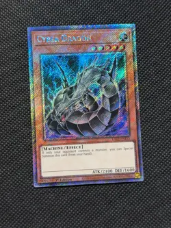 YUGIOH Platinum Secret Rare Cyber Dragon RA03-EN155 1st Edition - Image 1