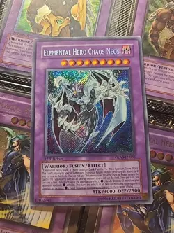 Elemental Hero Chaos Neos Secret Rare 1st Edition GLAS-EN036 - Image 1