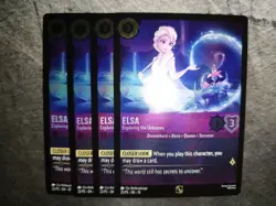 Disney Lorcana - Elsa - Exploring The Uknown 22/P3 Promo Holo Foil - Near Mint - Image 1