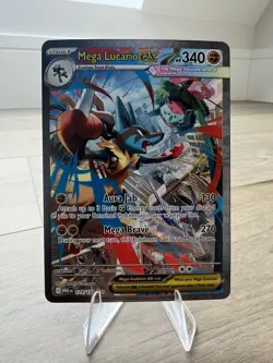 Pokemon Mega Evolution Mega Lucario EX SIR 179/132 Ultra Rare - Image 1