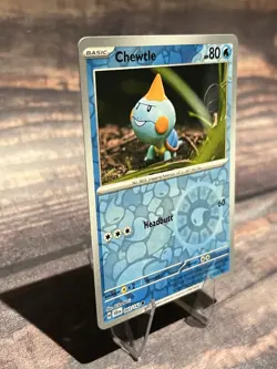 Chewtle 043/142 Reverse Holo Yuka Morii SV07: Stellar Crown Pokemon Card - Image 2
