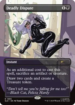 MTG Secret Lair x Marvel Spider-Man Villainous Plots Rainbow Foil 5 cards SEALED - Image 3