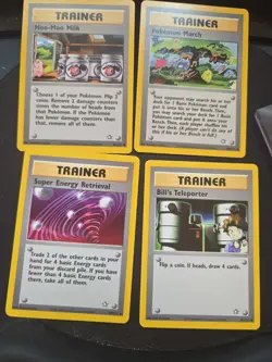 Pokemon TCG Trainer Card Lot 4 Cards neo genesis set - Image 1
