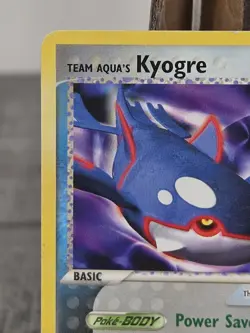 Team Aqua's Kyogre 3/95 Team Magma Vs Team Aqua Pokemon Card Non Holo - LP - Image 2