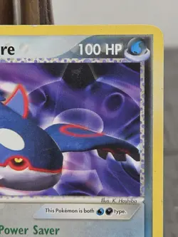 Team Aqua's Kyogre 3/95 Team Magma Vs Team Aqua Pokemon Card Non Holo - LP - Image 3