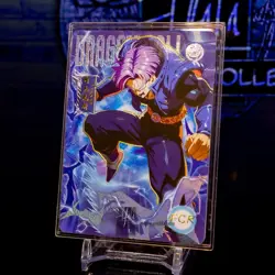 Trunks - LG-FCR-008 - Dragon Ball Luoka Textured Gold Holo Foil Card - Image 1