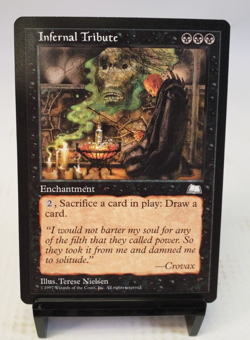 Magic: The Gathering MTG Weatherlight Infernal Tribute NRMT-MNT - Image 1