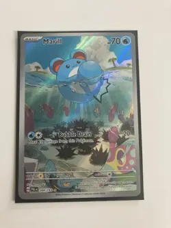 Pokemon TCG Marill Paldea Evolved Holo Card 204/193 Illustration Rare NM - Image 1