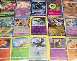 1000 Pokemon Card Common/Uncommon Bulk Lot Reverse Holo +5 FREE EX/V Promos - Image 5