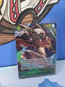 OP14-119 Dracule Mihawk FOIL SEC Alt Art One Piece TCG English Card M/NM - Image 3