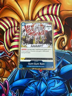 One Piece Card Game - Gum-Gum Rain OP02-068 (PRB02) Rare Foil - Image 1