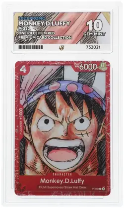 Monkey.D.Luffy (One Piece Film Red) P-022 One Piece Promotion Card ACE 10 - Image 1