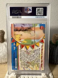 The Mandarin Island Miss Match Topps Card, PSA 5 “Excellent” - Image 2