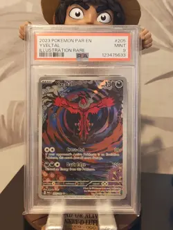 Pokemon - Yveltal 205/182 - Sv04 Paradox Rift Illustration Rare MINT PSA 9 - Image 1