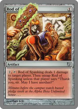 MTG Rod of Spanking - Unhinged #127 - Image 1