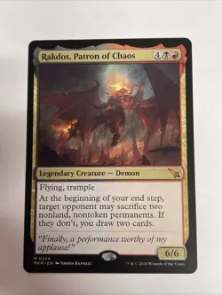 Rakdos, Patron of Chaos Murders at Karlov Manor #224 Mythic - Image 1