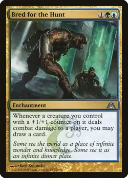 Bred for the Hunt Dragon's Maze MTG LP - Image 1