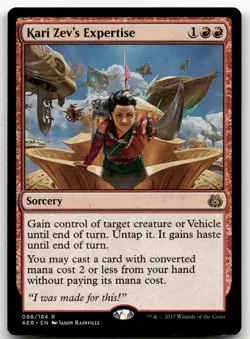 Kari Zev's Expertise #88 (NM) Aether Revolt AER Magic MTG - Image 1