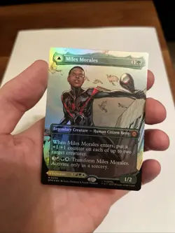 Miles Morales - Ultimate Spider-Man Borderless FOIL 0234 MTG SPM Nm/M - Image 1