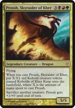 Prossh, Skyraider of Kher - Foil Oversized Commander 2013 LP MTG - Image 1