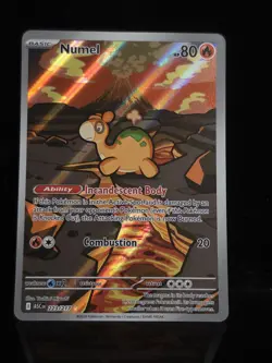 Pokemon Numel Full Art Holo Illustration Rare 223/217 80 HP EN - Image 1