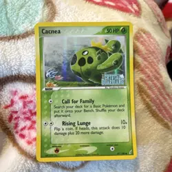 Pokemon Cacnea 47/100 EX Crystal Guardians Reverse Holo 50 HP 2006 English - Image 1